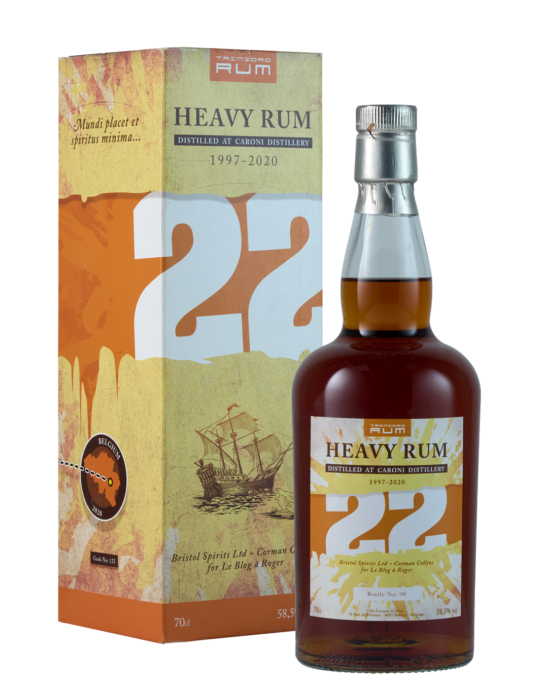 Caroni 1997 Bristol Classic Rum for Corman Collins&Le Blog a Roger