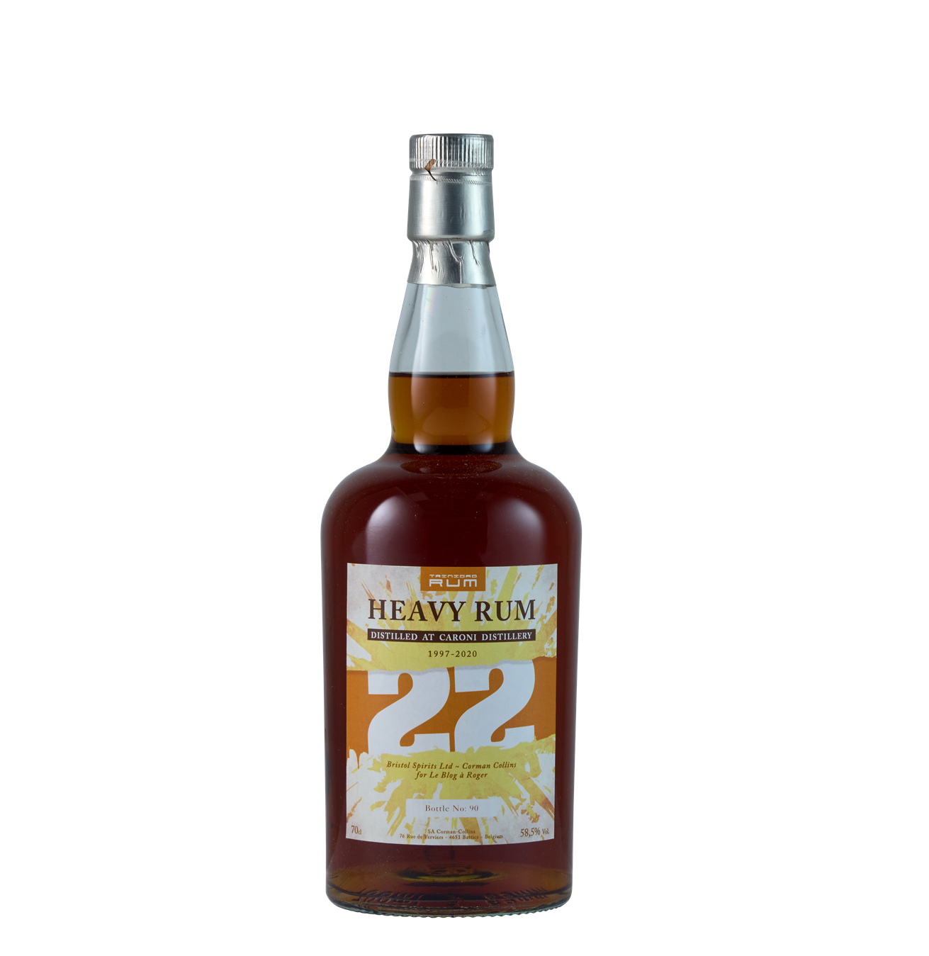 Caroni 1997 Bristol Classic Rum for Corman Collins&Le Blog a Roger