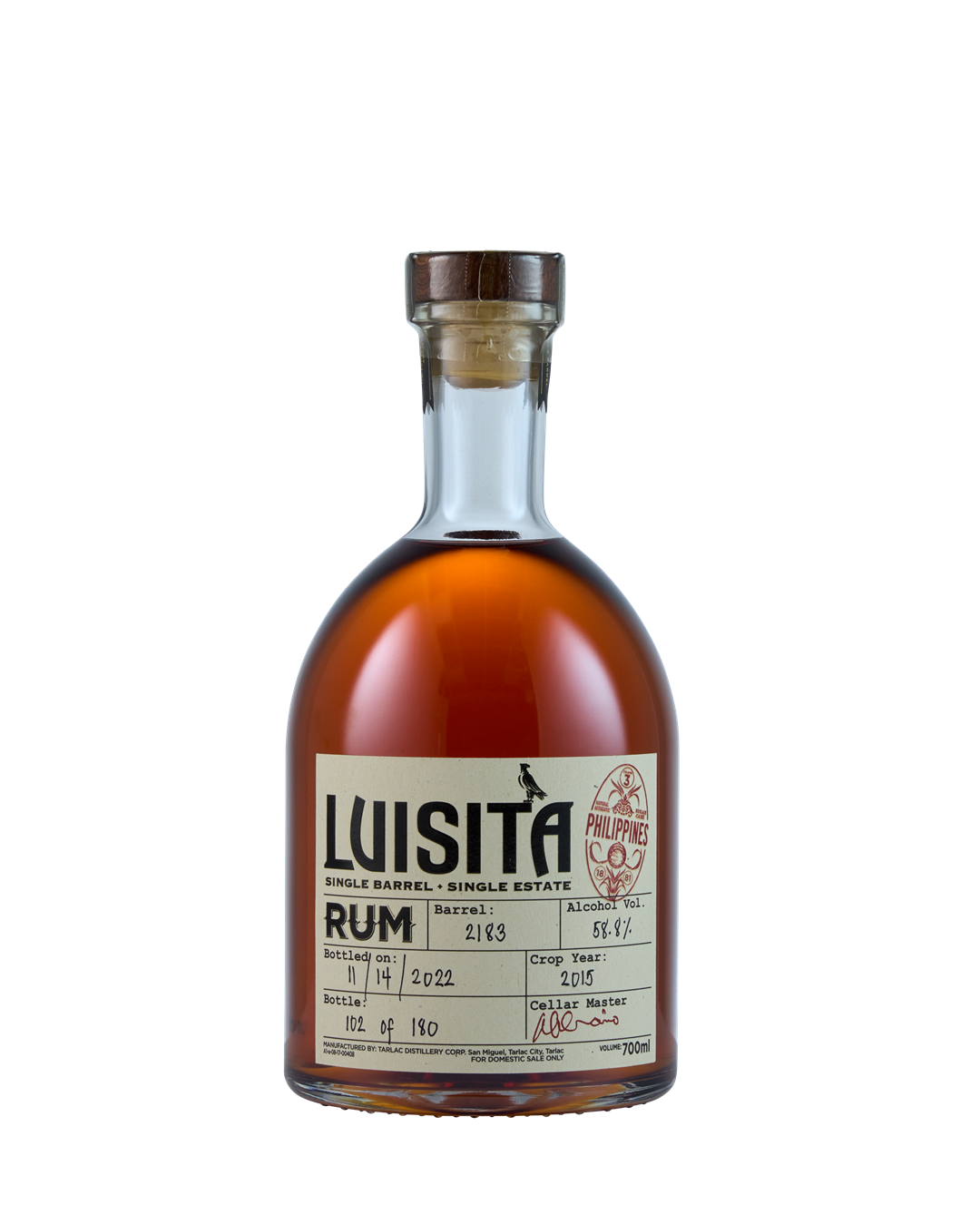 Luisita Crop 2015 6yo Bourbon Barrel