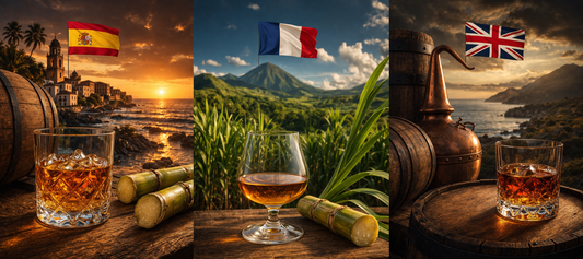 Spanish vs French vs English Rum
