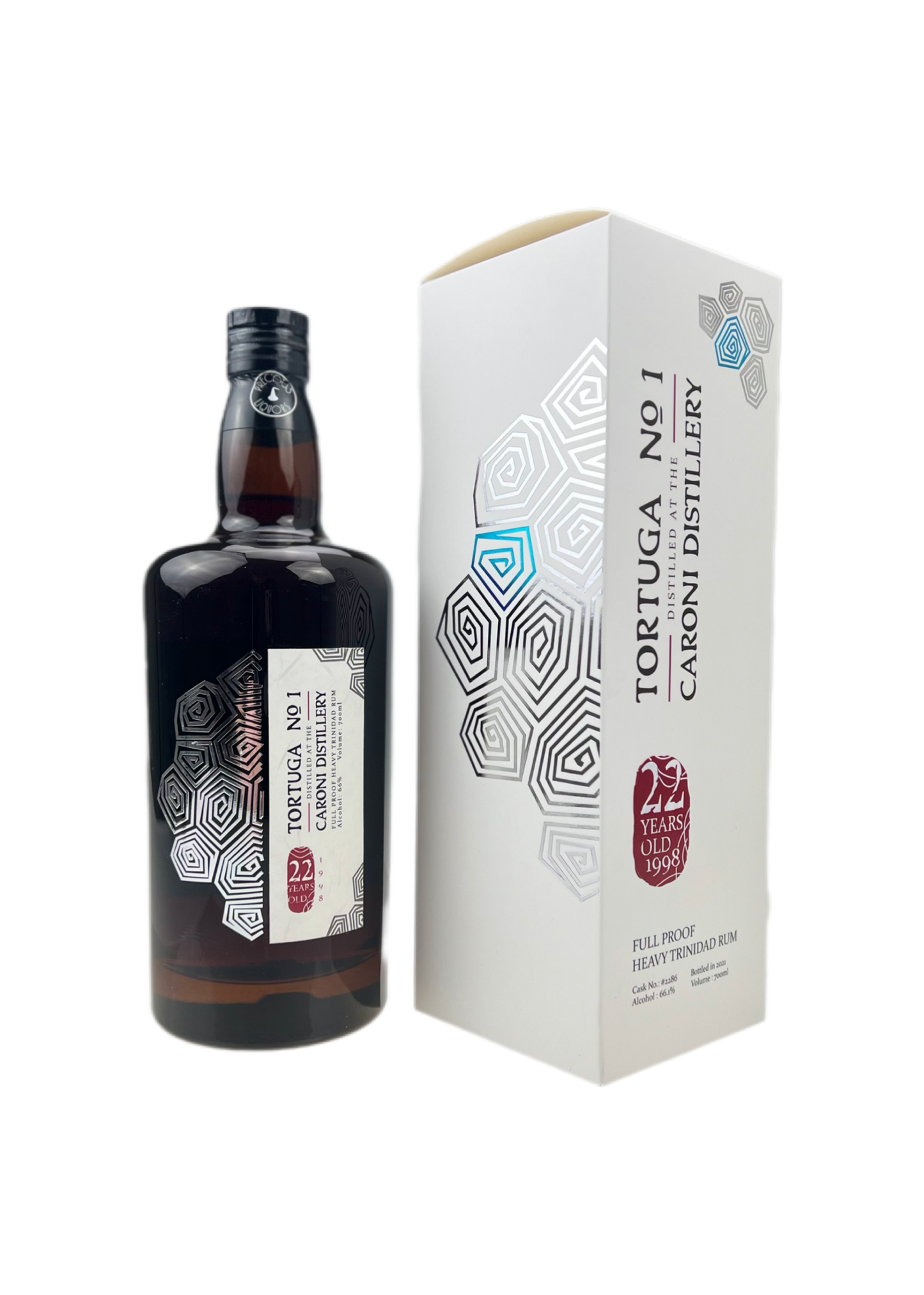 Caroni 1998 22yo Tortuga 1 Bottled by Precious Liquors