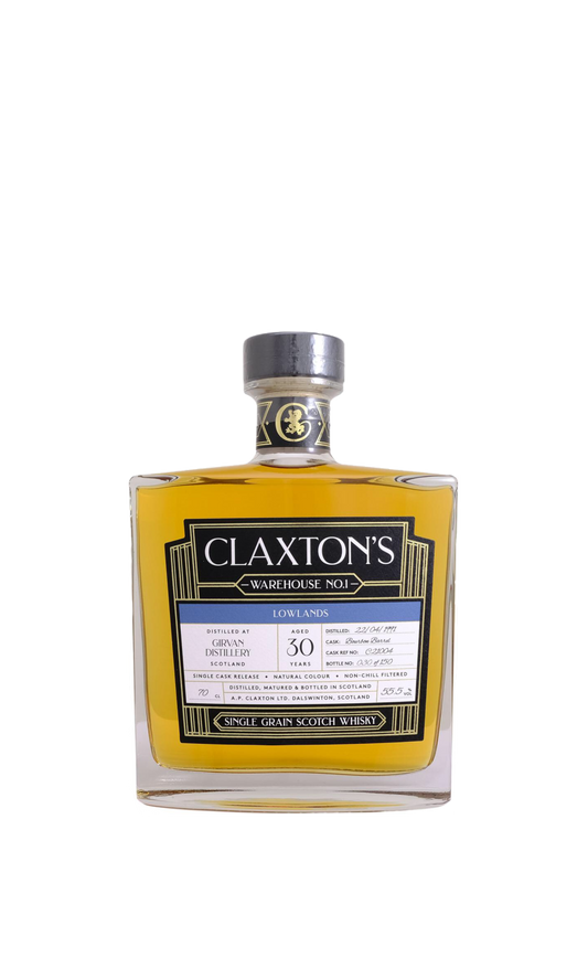 Girvan 1991 30yo Warehouse 1 Claxton's with presentation box