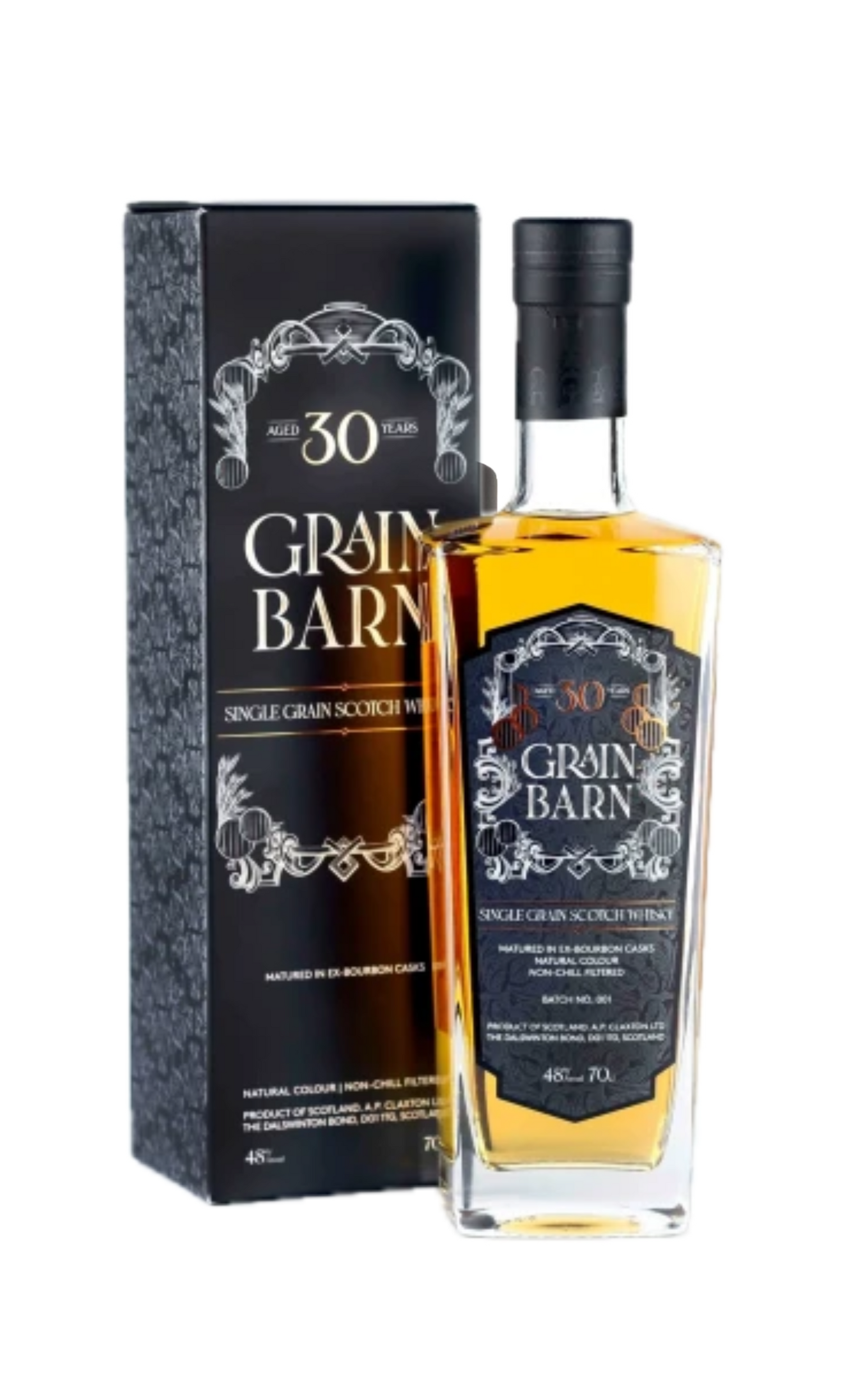 Grain Barn Single Grain 30yo Claxton's with presentation box