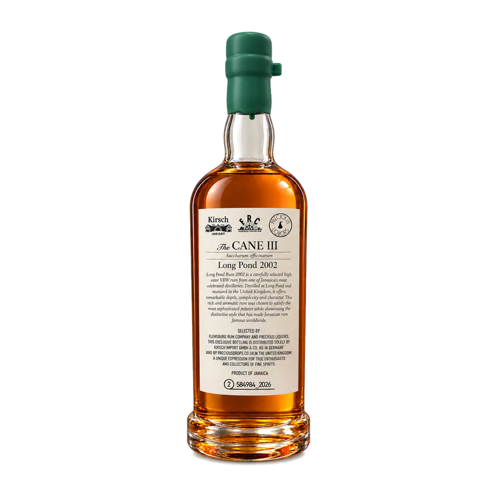 PRE-ORDER The Cane III 23yo Long Pond 2002 VRW with Kirsch&Flensburg Rum